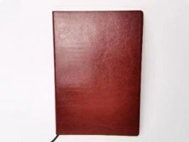Ежедневник недатированный А5, 192 страницы, мягкая обложка, бордовый